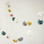 DiY: Guirnaldas de tela para la decoración de la boda